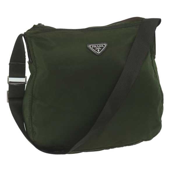 PRADA Handbags - PRADA Shoulder Bag Nylon Khaki Auth 62076